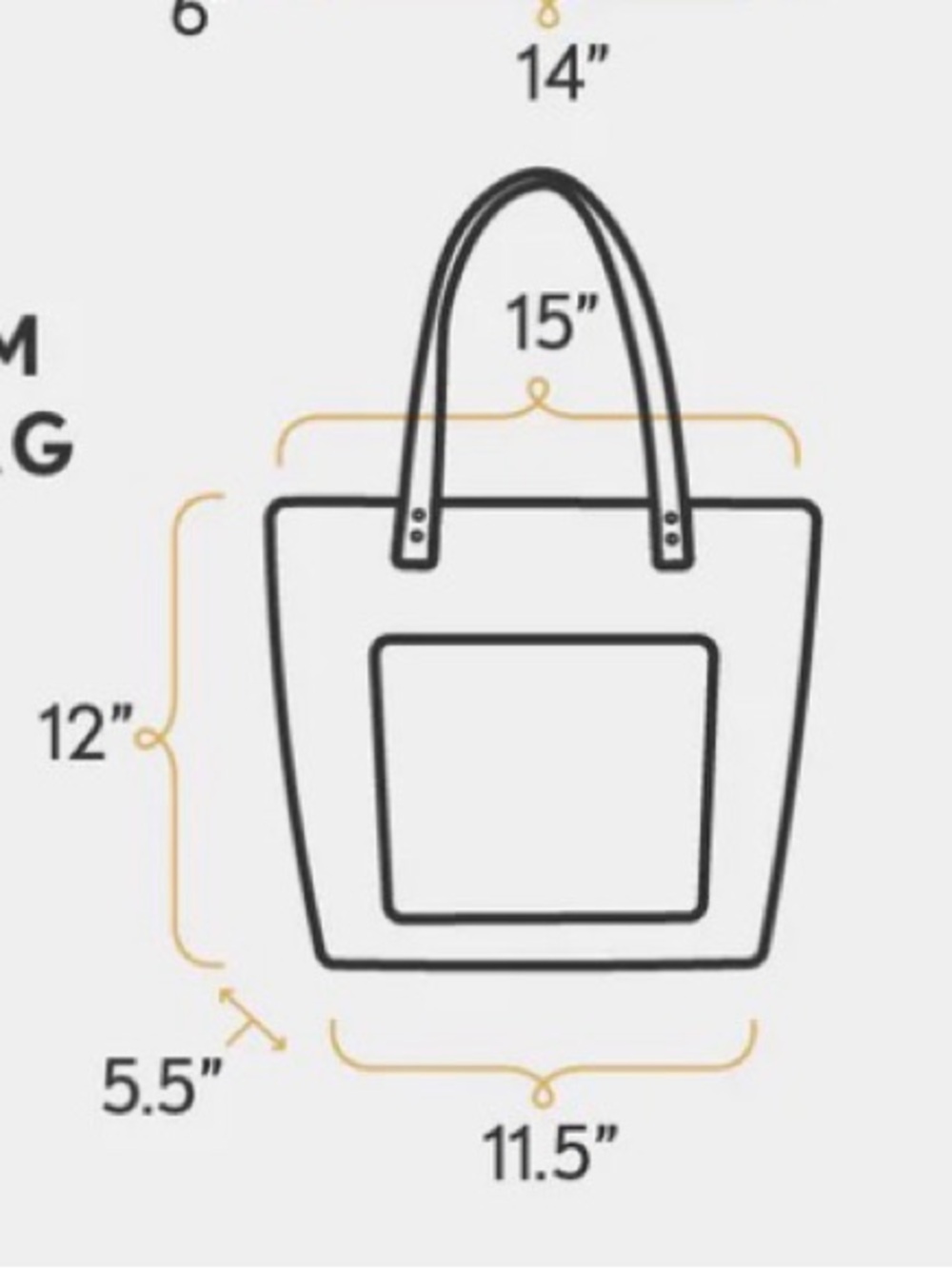 Portland Leather Goods Medium Zip Tote in Lollipop BNNU - Picture 9 of 9